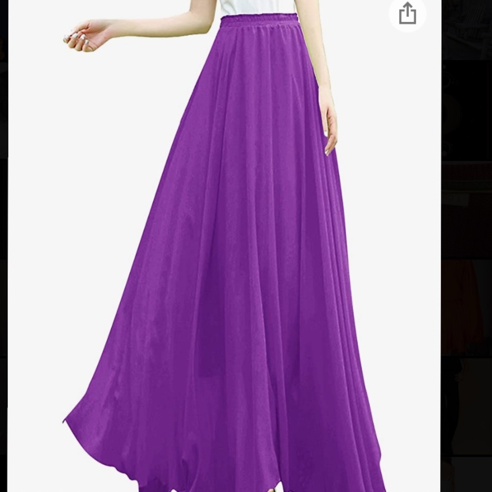 Chiffon Maxi Skirt